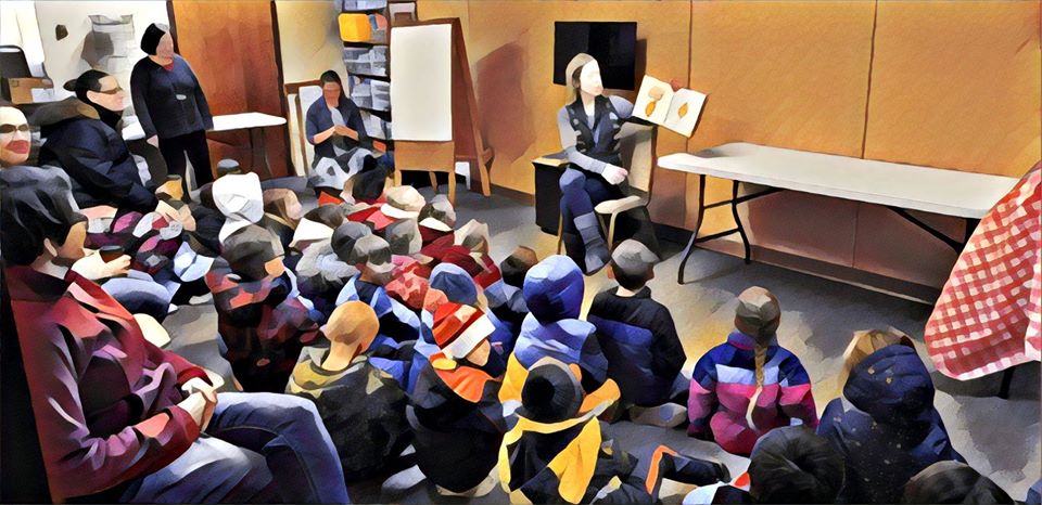 Picture of a storytime at the Library