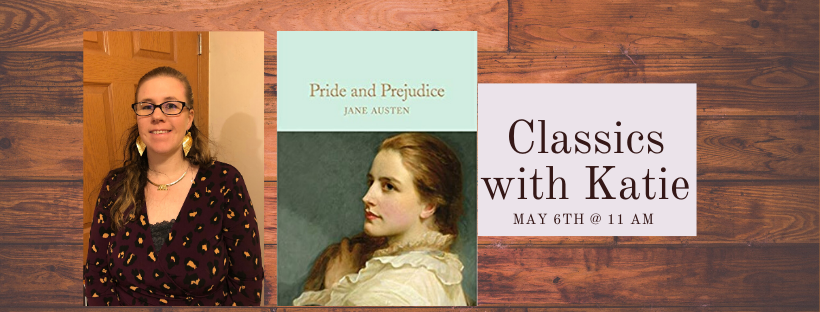 Picture of Librarian Katie, Book cover of Pride and Prejudice