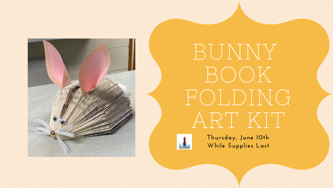 Bunny made from a book